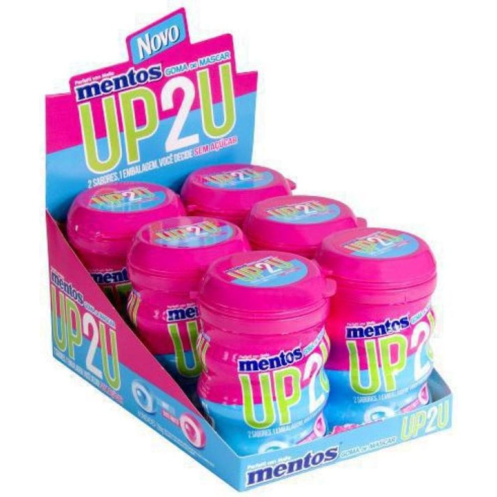 Mentos Pure Garrafa Tutti Fruti Up2You Com 6 Unidades