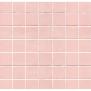 Papel De Parede Autoadesivo Azulejo Cozinha 3M Rosa