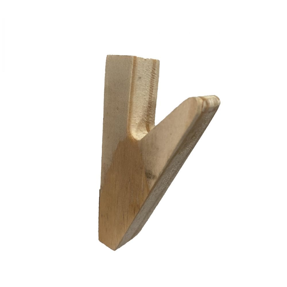 Gancho Pinus V Marrom Claro 10X15Cm