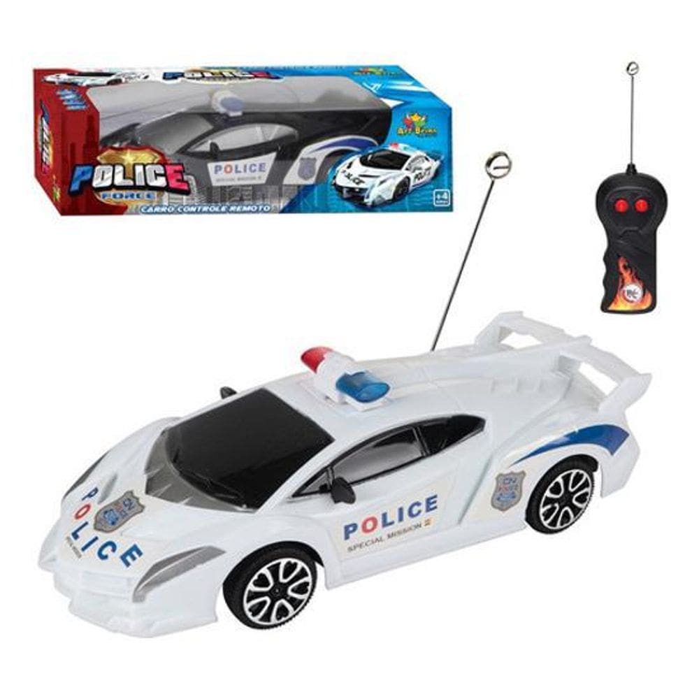 Carro de Polícia Radical 1/24 - Controle Remoto