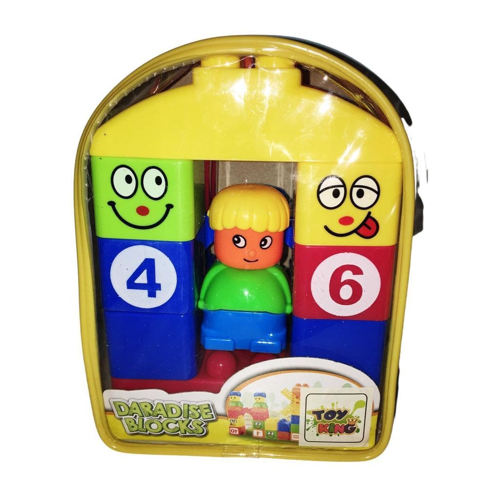 Blocos De Montar Com Mochila Daradise Blocks Toy King