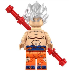 Boneco Blocos De Montar Goku Superior Ultra Dragon Ball