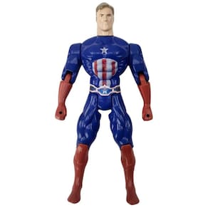 Boneco Capitão América 29Cm Articulado
