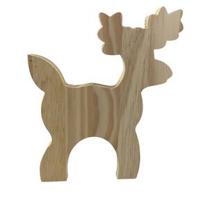Enfeite Natal Alce 10 cm - Pinus - Ateliê Arte