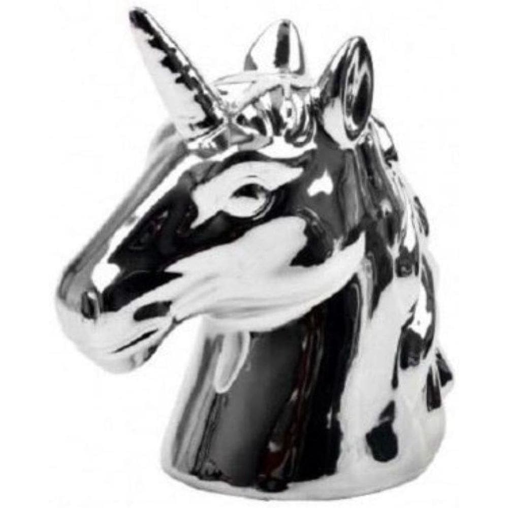 Cofre Cabeça De Unicornio - Prata