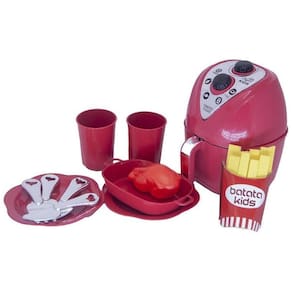 Kit Menino Cozinha Liquidificador Air Fryer Chef Legume 19P