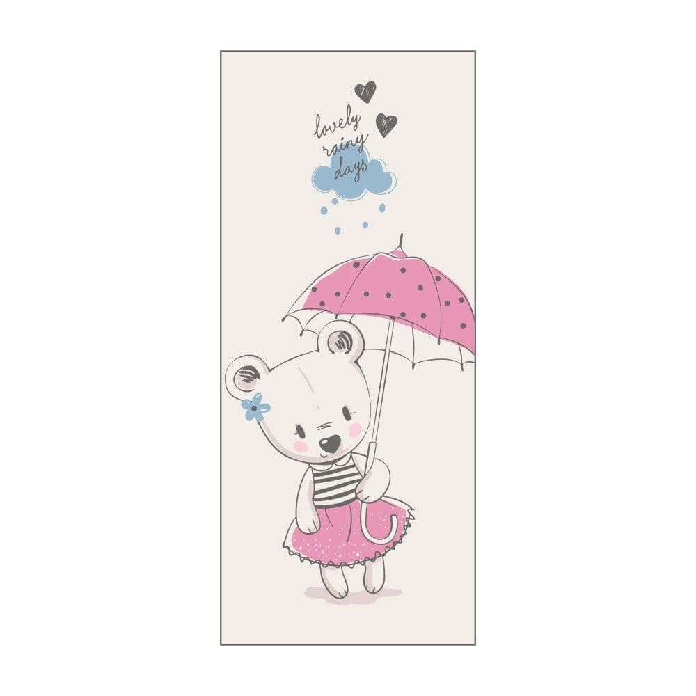 Chuva De Amor Adesivo Decorativo De Porta 210x90cm