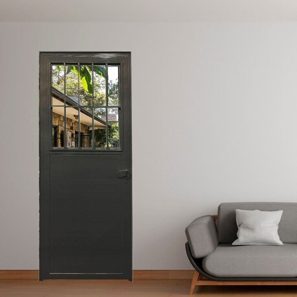 Porta Social Lambril Linha Veneza 210x70 Lado Esquerdo Preto