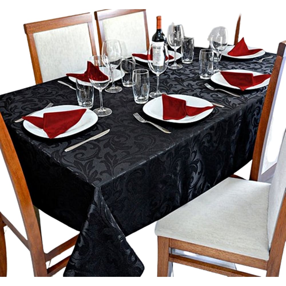 Toalha de Mesa Jacquard 04 Lug Cozinha quadrada