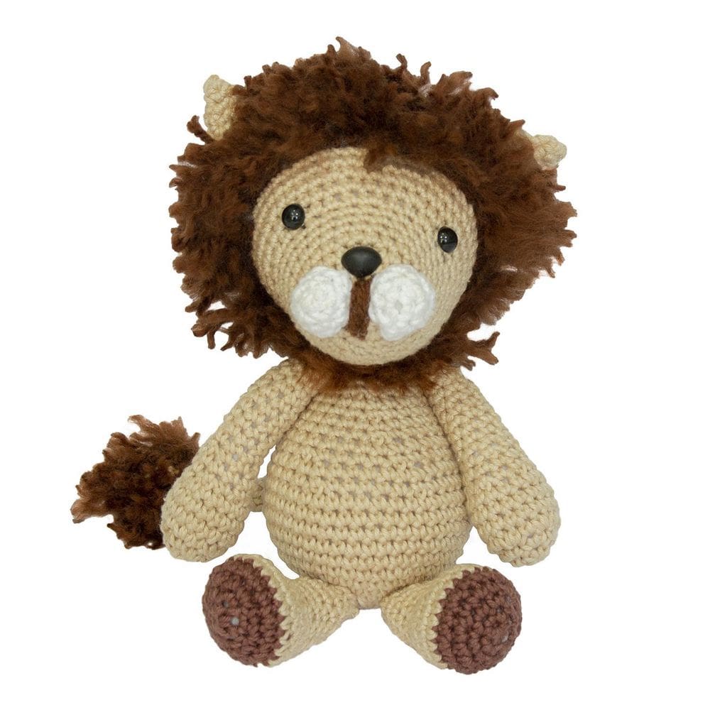 Leão Rick Amigurumi Crochê Quarto Bebê Infantil Unissex