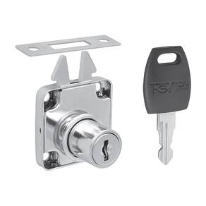 Fechadura Para Porta De Correr 22Mm Niquelada