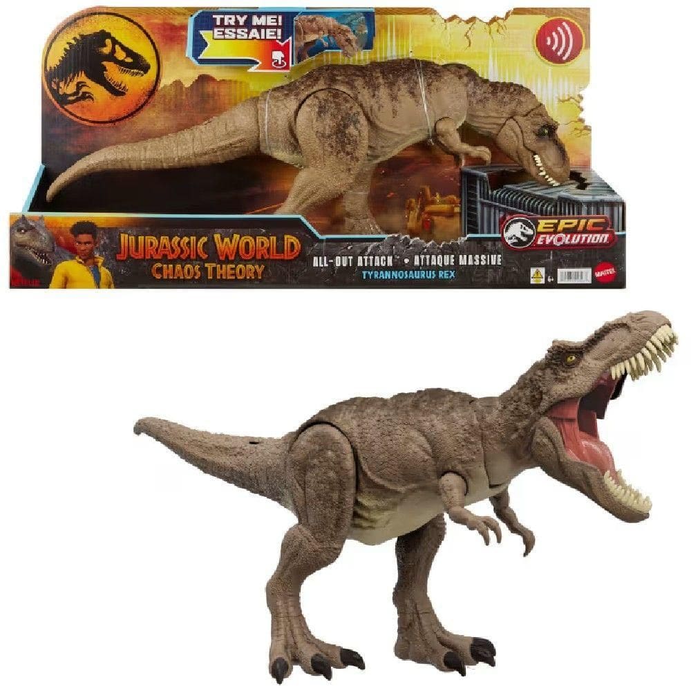 Jurassic World Ataque Total T-Rex - Mattel