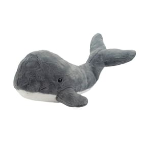 Baleia Cinza Cauda Levantada 32Cm - Pelúcia