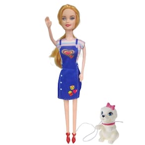 Boneca Princesa Caozinho Fofo Pet Brinquedo Divertido Animado Infantil