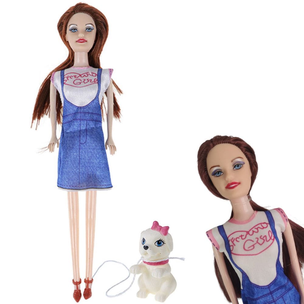 Boneca Princesa Cachorro Pet Infantil Criança Presente Brinquedo Divertido Criançada