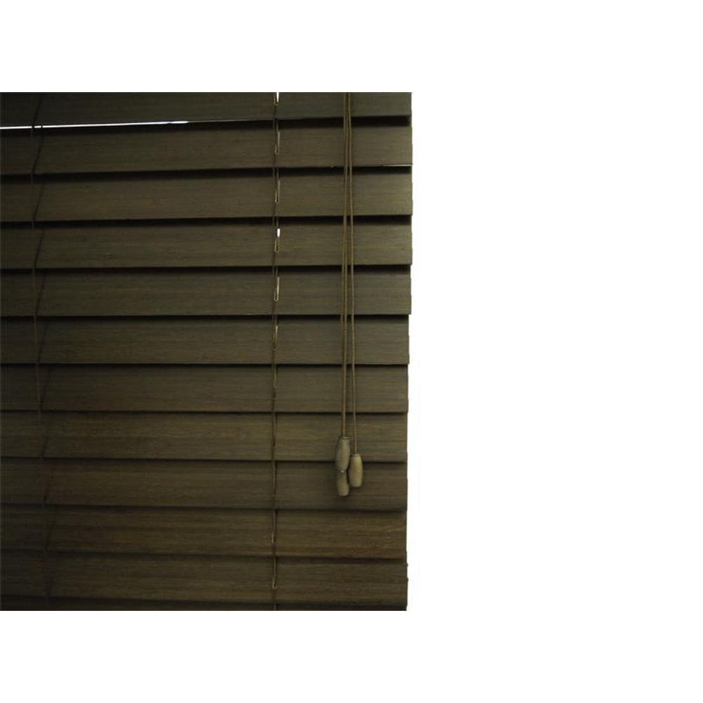 Persiana Horizontal De Bambu 50Mm 1,20Larg X 1,40Alt Tabaco