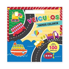 Vamos Colorir: Veiculos (com Adesivos)