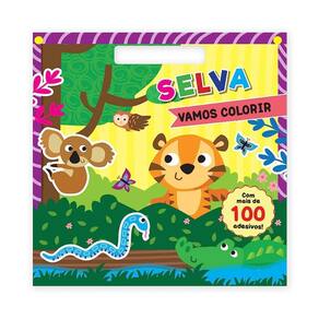 Vamos Colorir: Selva (com Adesivos)