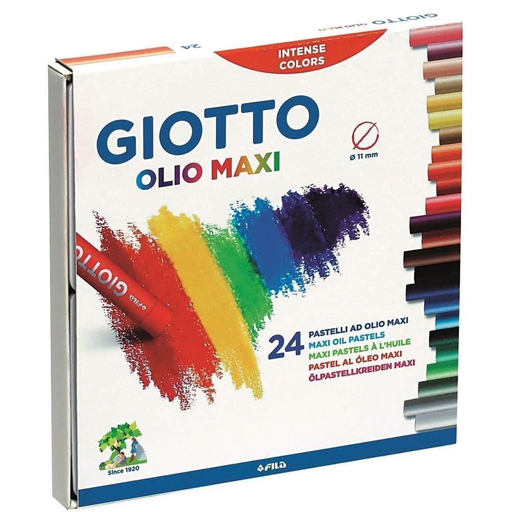 Giz Pastel Oleoso 24 Cores Giotto