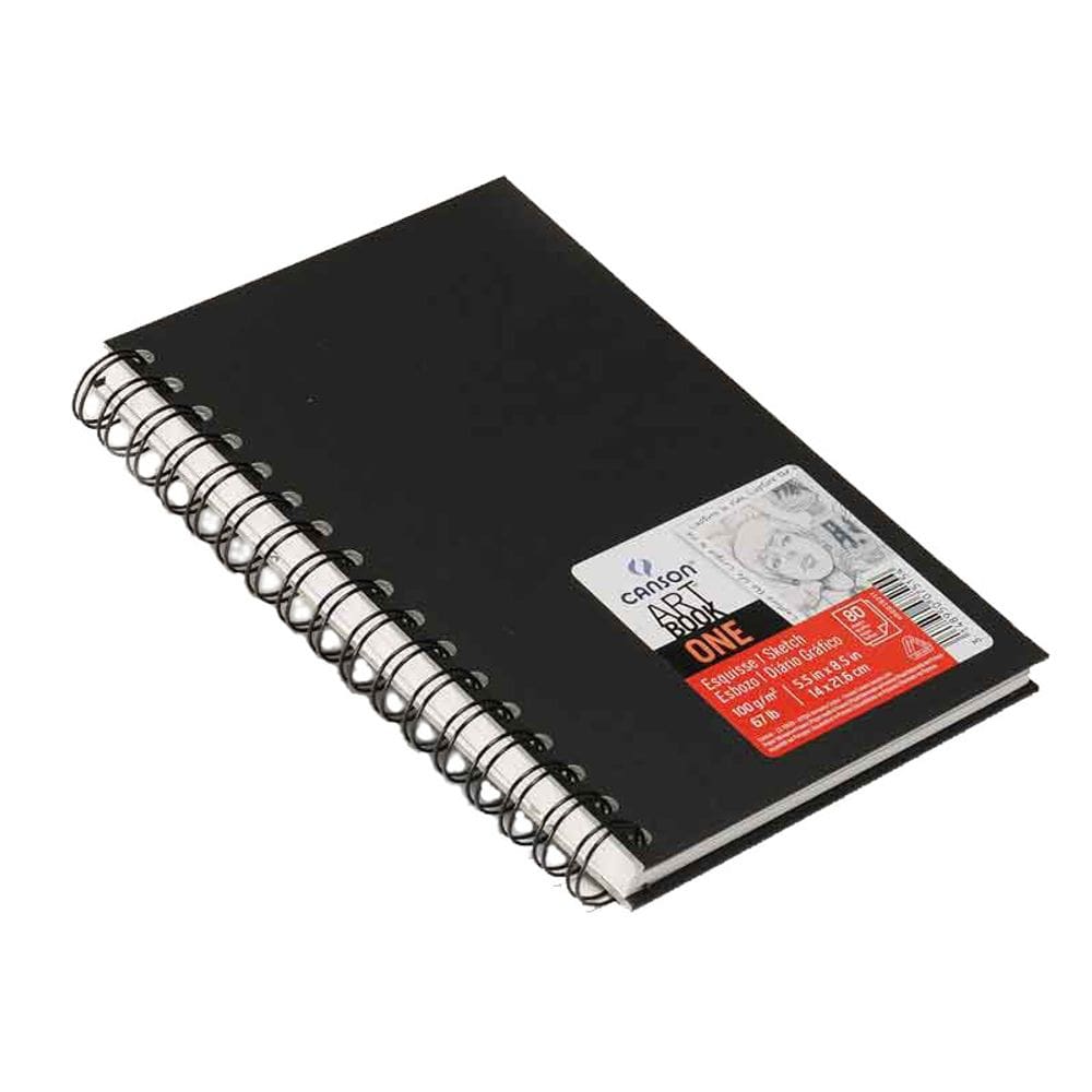 Caderno de Desenho Canson One A4 100g/m2 Capa Dura - Francês
