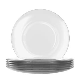 Prato Raso Vidro Duralex 22,6cm Astral 12 Unidades - Nadir 0002
