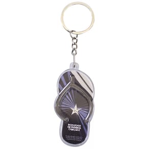Kit De Caneta Metal Touch Screen Chaveiro Chinelo - Botafogo