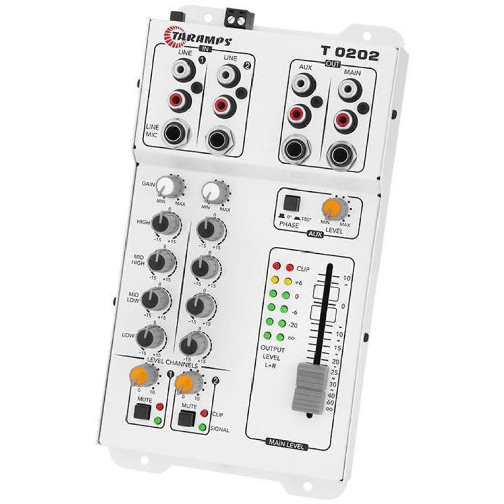 Mesa De Som Automotivo Equalizador Taramps T0202 2 Entradas
