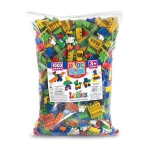Blocos De Montar Monte Fácil Brinquedo Infantil 1000 Peças