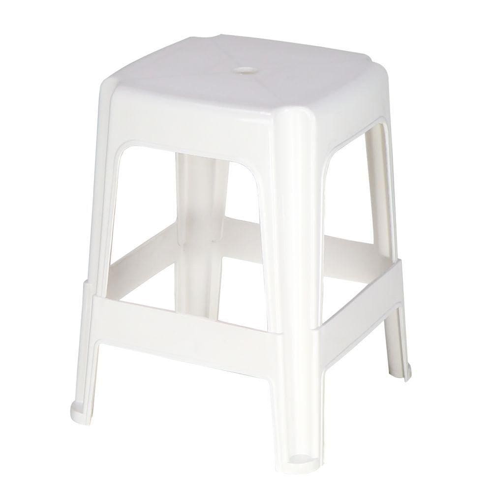 Banqueta Tramontina Icarai Em Polipropileno Branco