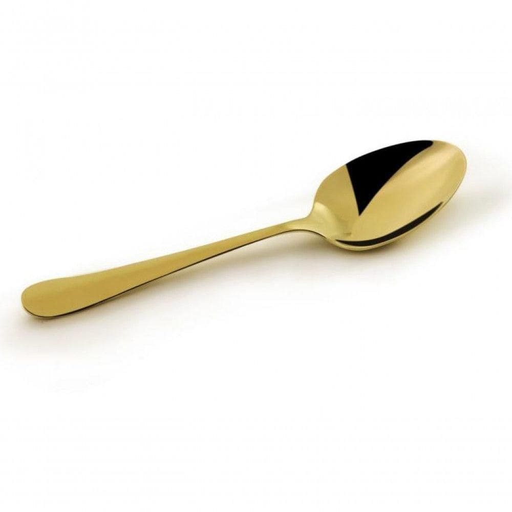 Colher De Sobremesa Dourada Valentina - Mimo Style