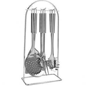 Jogo Utensilios Completo 7 Peças Rack Para Mesa - Mimo Style