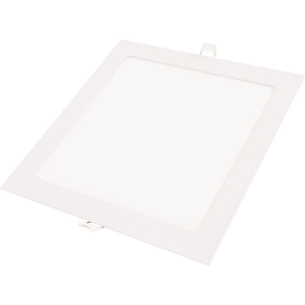 Plafon Led Tramontina Quadrado De Embutir 12 W 6500 K Luz Branca