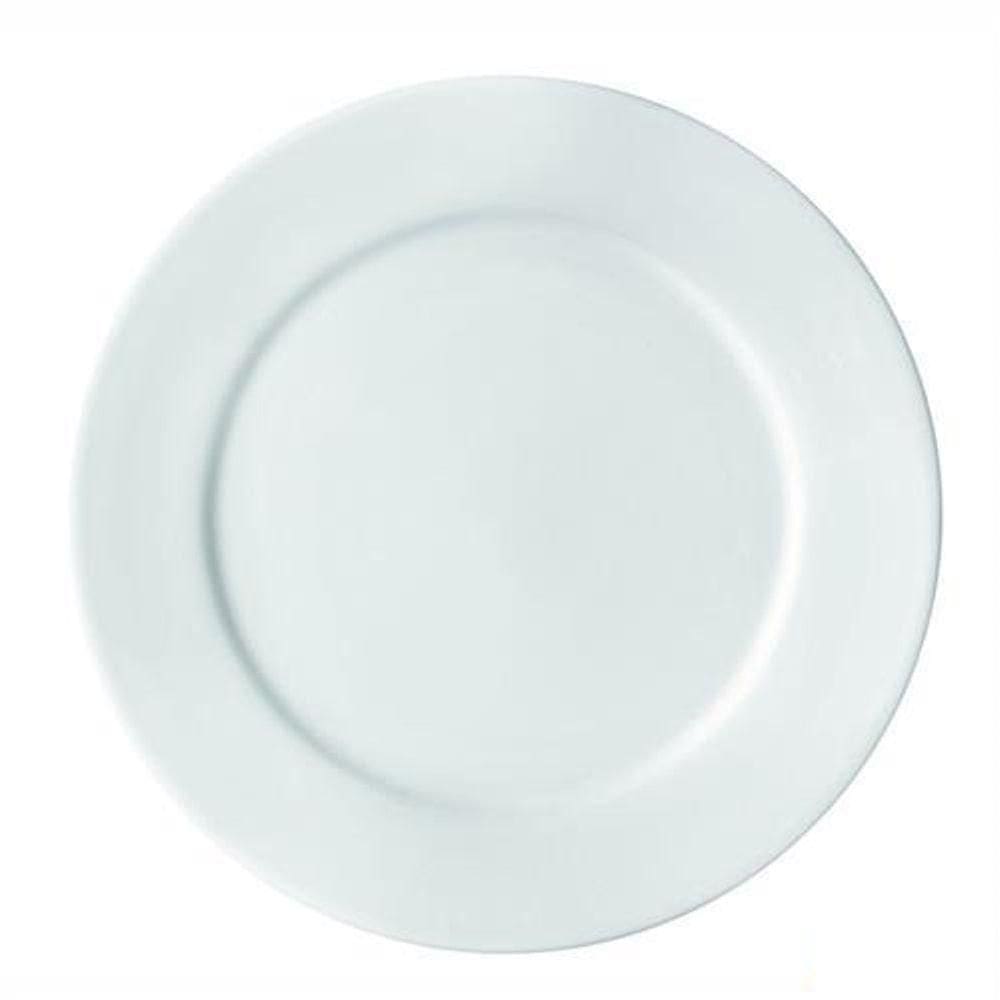 Jogo 4 Pratos De Jantar Porcelana 24,5 Cm Bar Hotel Germer