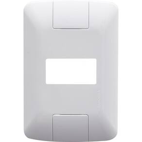Kit 12 Placa 1 Posto Horizontal 4x2 Tramontina Aria Branca