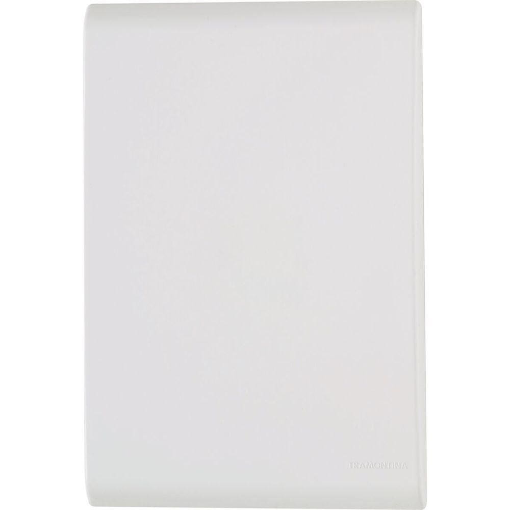 Kit 2 Placa Cega 4x2 Tramontina Liz Branca