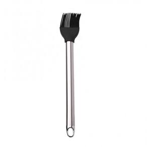 Pincel Culinario Preto Com Cabo Em Inox - Mimo Style
