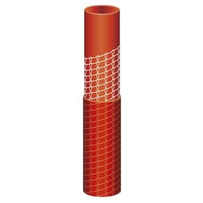 Mangueira Antitorção Multi Ats 1/2 Polegada Tramontina Laranja Em Pvc 3 Camadas 200 M