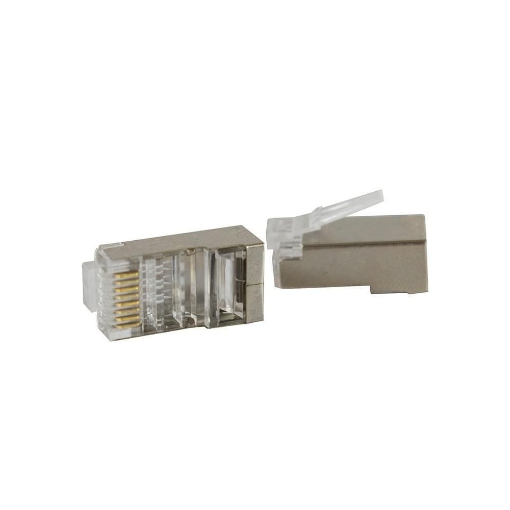 Conector Macho Rj-45 Evus Cat6 Utp Blindado Pacote 100 C-103