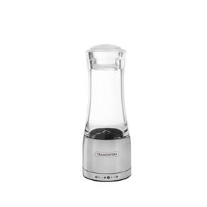 Moedor Tramontina Realce Para Sal Ou Pimenta Em Acrilico E Aço Inox Com Moinho Em Ceramica