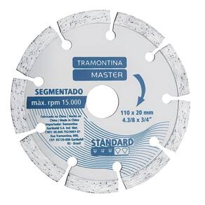 Disco De Corte Diamantado Segmentado 4.3-8" Tramontina Standard