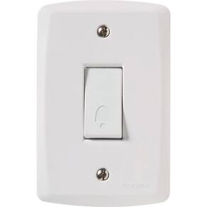 Conjunto 4x2 Com 1 Pulsador Campainha 10 A 250 V Tramontina Lux2 Branco
