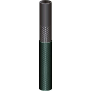 Mangueira Flex Tramontina Verde Em Pvc 3 Camadas 15 M Com Engate Rosqueado, Esguicho E Suporte Mural