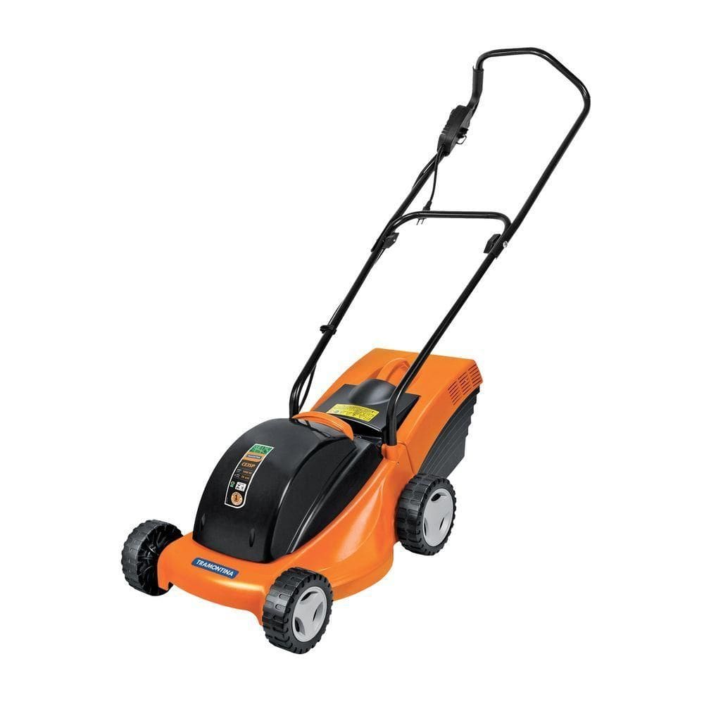 Cortador De Grama Eletrico Com Diametro De Corte De 350 Mm Coletor Rigido E Chassi De Plastico 1300