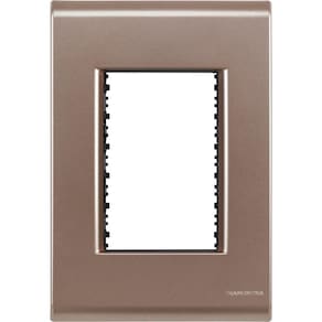 Placa 3 Postos 4x2 Tramontina Liz Ouro Velho