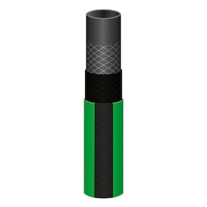 Mangueira Flex Para Jardim Tramontina Verde Com Faixa Preta Em Pvc 4 Camadas 30 M