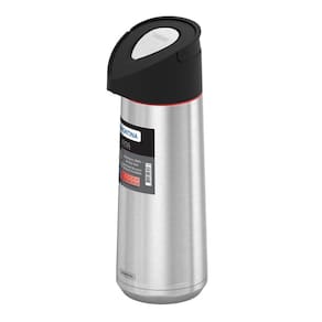 Garrafa Térmica Tramontina Exata Em Aço Inox Com Ampola De Aço 2 L