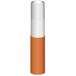 Mangueira 1-2" Tramontina Laranja Em Pvc 3 Camadas 25 M Com Engates Rapidos E Esguicho