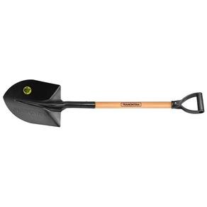 Pa De Bico Tramontina Em Aço Com Cabo De Madeira 71 Cm Com Empunhadura Plastica Curva Ergonomica