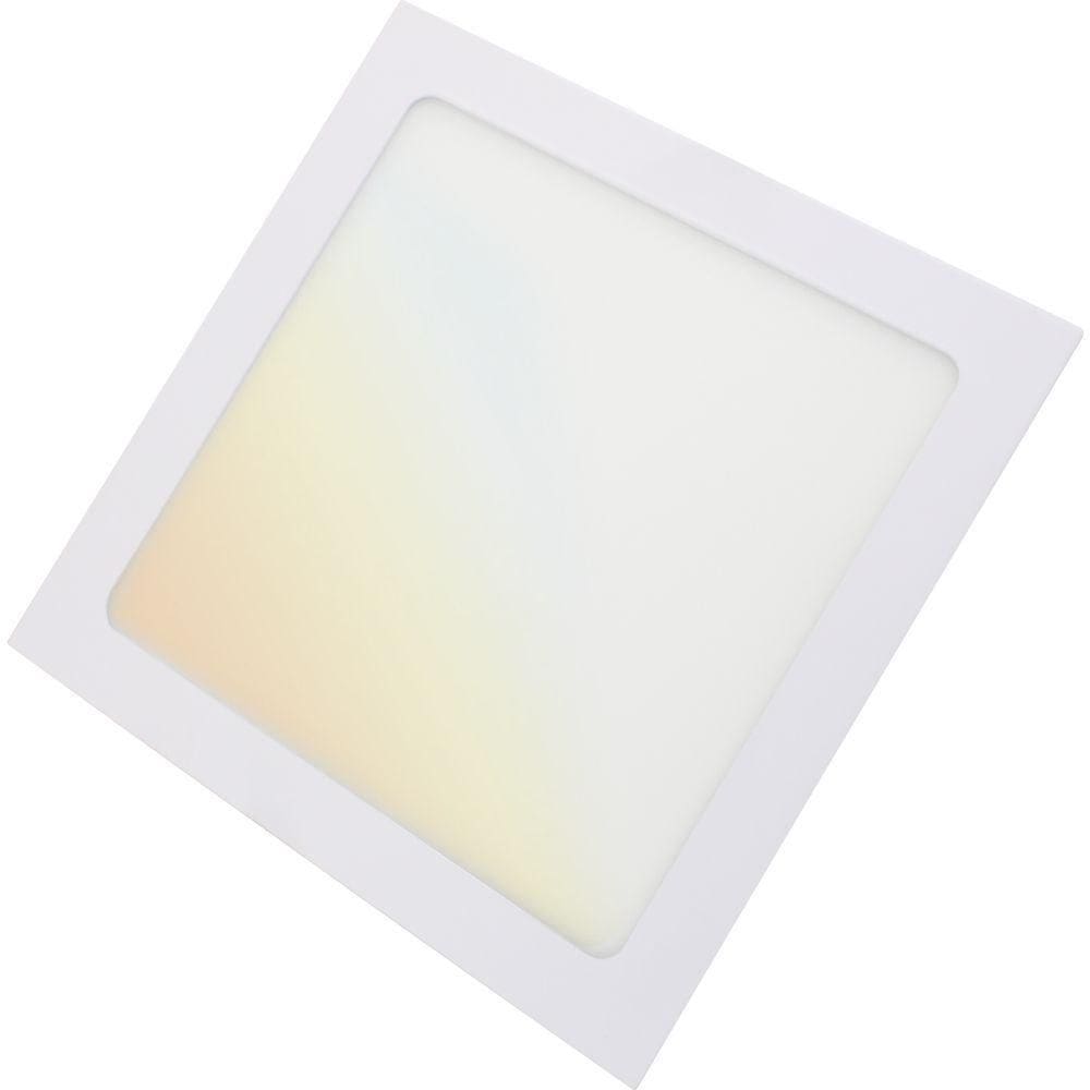 Plafon Quadrado De Embutir Tramontina Smart Led 1300 Lm 18 W