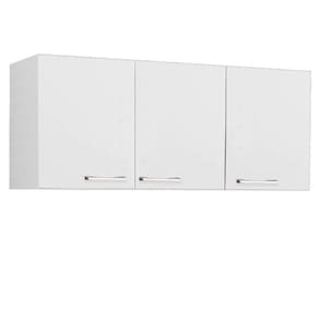 Armário De Cozinha Aereo 3 Portas 120cm Carol Branco Rud Rack